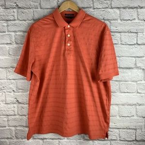 Land's End Men's Size L Polo Shirt Supima Cotton